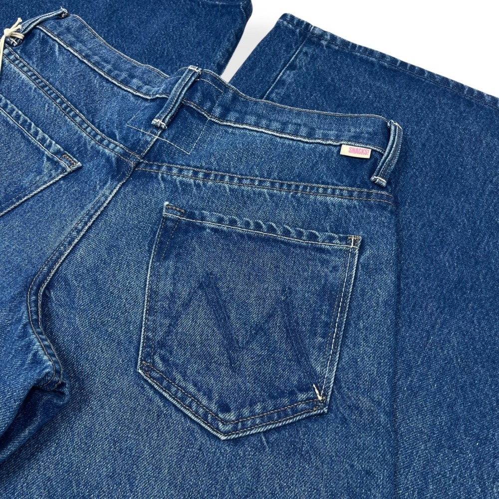 LMOTHER Wide Leg Jeans Baggy NWT Sz 27 Rigatoni Sneak $248 Free People SNACKS - Picture 6 of 12